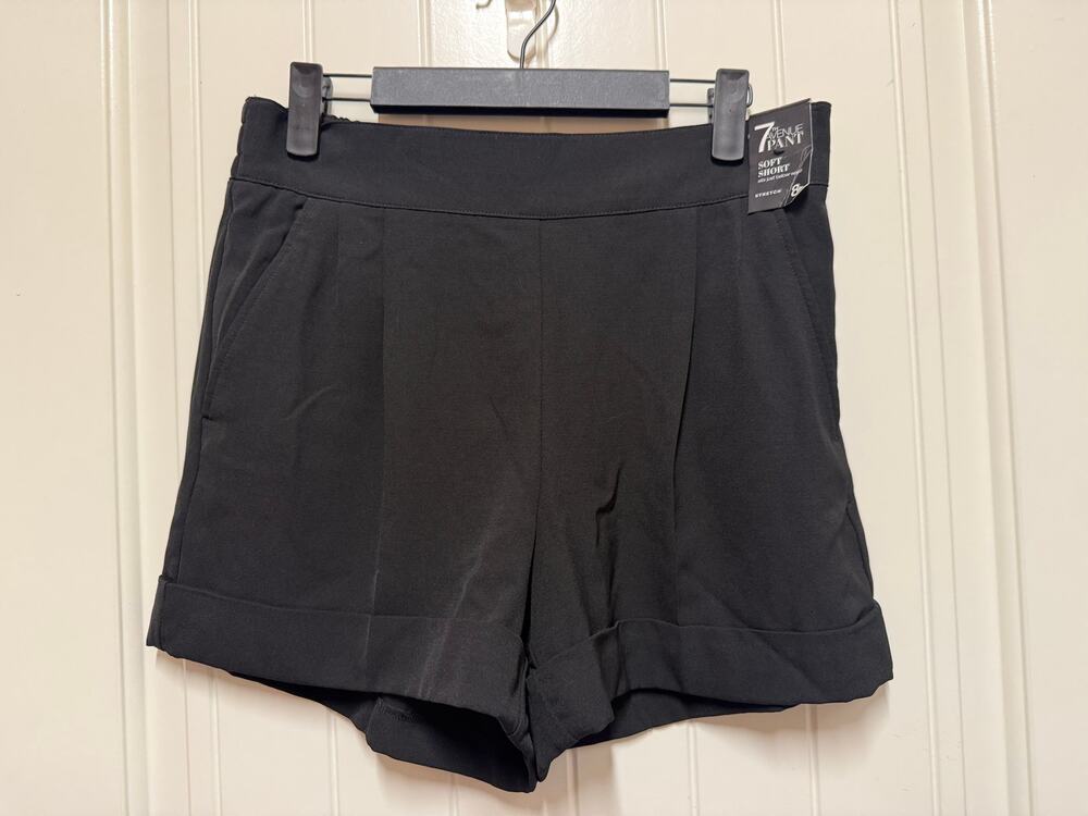 New york and Co 7th Avenue Black Dress Soft Short Size 8
